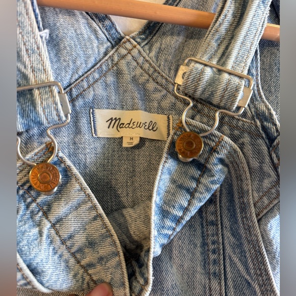 Madewell Light Blue Denim Overalls - Picture 4 of 7